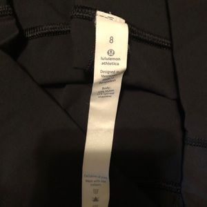 Lululemon Wunder Under 7/8 black pants